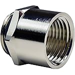Adapter 1/2" NPT-Female a M20-Male (1/2" NPT  hembra a M20 Macho)