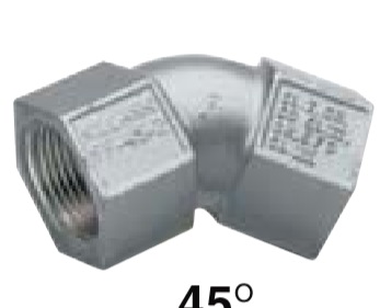 [KILLARK.FF-45-1] Killark ELBOW 45 1/2" AL FEMAL/FEMAL. KILLARK.FF-45-1